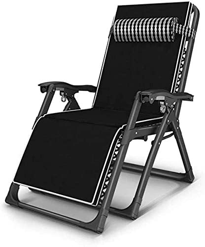 Solstolar och vilstolar med noll gravitation justerbar solstol svart stol utemöbler hopfällbar säng strand pool uteplats trädgård camping ben i