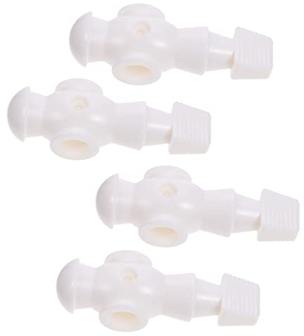 PAMINGONO Fußballspieler Figur 4 Stück Harz Tischfußball Zubehör Mechanische Puppen Standardgröße Ersatzteile Für Tischkicker Spieler
