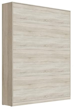 SMARTBett Schrankbett Klappbett Classic 160x200 Eiche Sonoma inkl. Matratze