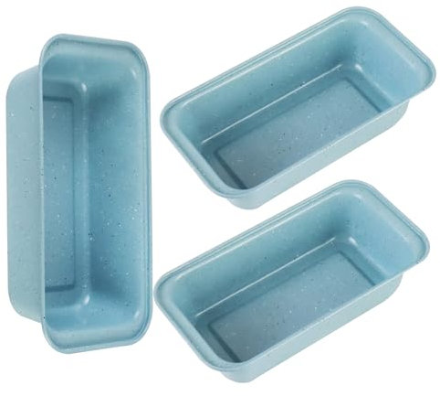 Proigtz 3-Piece Non Stick Bread Pans, 9x5 Inch Stackable Loaf Pan, Advanced Carbon Steel Bread Pans for Homemade Bread, Cakes, Meatloaf, Sandwich - Oven-Safe & Easy Clean