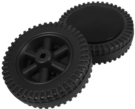 SUPVOX 2pezzi Ruote di Ricambio per Barbecue Copertura Kit Ruote per Barbecue Girevoli per Elettrodomestici Resistenti al Calore Usura Nero