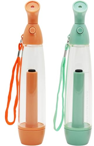 Comebachome 2 st vattensprayflaska, påfyllningsbar manuell vattensprayflaska bärbar plast sprayflaskor för uppfriskande ansikte och kropp, sprayflaska