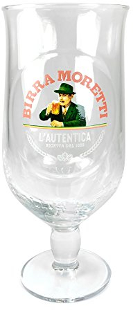 Tuff-Luv - Vaso para pinta de cerveza / vasos / equipamiento de bar, CE, 568 ml, Birra Moretti