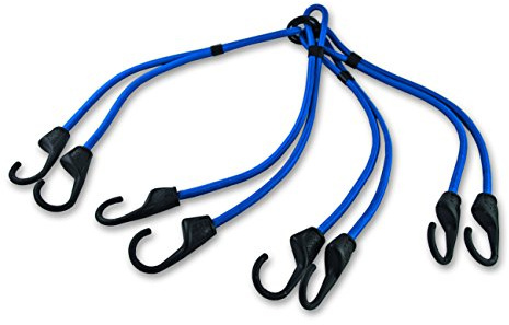 Chapuis, Araignée 8 bras + Crochet polypropylène âme acier, Diam. 8 mm, Bleu, 8 bras pour une bonne prise en main et plus de sécurité, Gaine Permet Un Contrôle De L'Allongement Du Câble