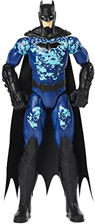 DC Comics Batman 12-inch Bat-Tech Tactical Action Figure (Blue Suit), for Kids Aged 3 and up