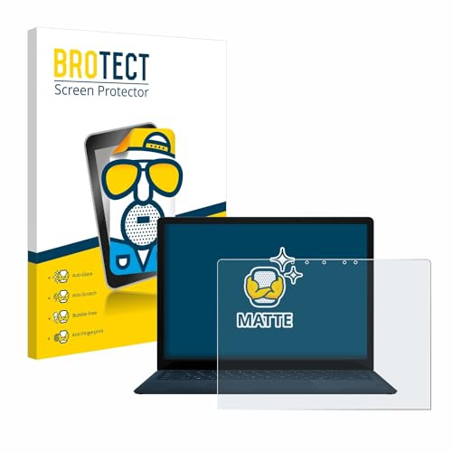 BROTECT Schutzfolie für Microsoft Surface Laptop 4 13.5 | Entspiegelnder Displayschutz Made in Germany Matte Displayschutz-Folie Anti-Reflex Anti-Fingerprint Einfache Montage