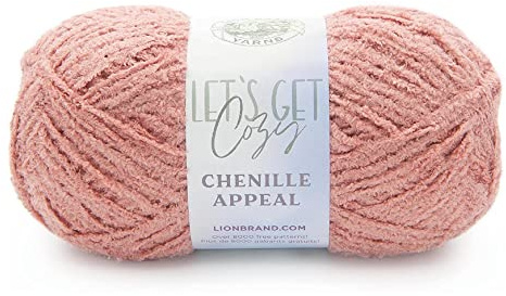 Lion Brand Yarn Company Yarn, Polyester, Rose Dawn, 1 Pack