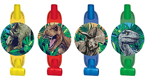 Party Blowouts - 5, Pack of 8 - Fun & Vibrant Party Favors, Perfect for Kids' Birthdays, Celebrations, and Themed Events, Pixel Party