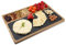 Pizarra para servir de madera, bandeja de madera de acacia, bandeja para servir y tabla de queso, filete de pizarra, plato de cena, multiusos, para fiestas, familia, cocina, restaurante