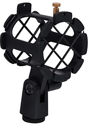SAFIGLE Mikrofonhalterung Clip Anti-vibration Mikrofon-clip-halterung Halter Mikrofon-aufhängung Für Kondensatormikrofone Mit Winkelverstellknopf