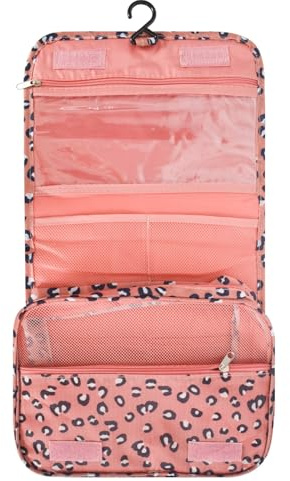 Trousse de Toilette de Voyage à Suspendre Grande Trousse de Maquillage Voyage Accessoires pour Hommes et Femmes Sac Cosmétique Organisateur de Voyage avec Crochets