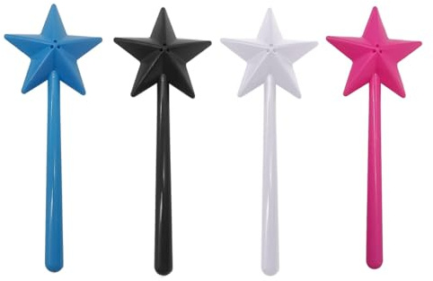 Ieron 4 Piezas Varita Mágica Salero, Varita en Forma de Estrella para la Cocina, Varita Desconocida Salero y Pimentero, Varita Mágica Salero y Pimentero, para Cocina, Fiesta, Restaurante