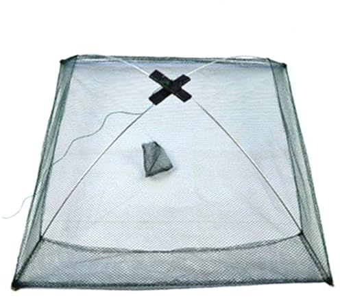 Kescher Zum, Fischsenke Mit AntiFlucht Rand, Köderfischfalle, Köderfisch Senke Mit Fluchtschutz Und Schnellspann System Für Teiche Karpfen Forellenangeln