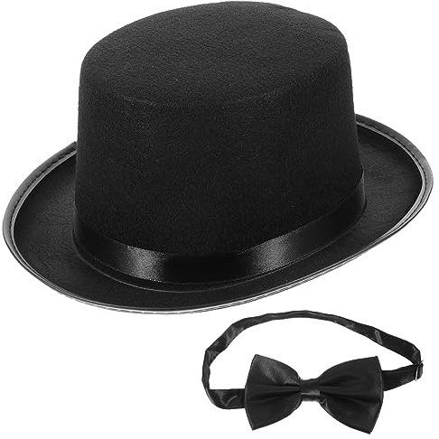 Cabilock Accesorios De Detective Para Rol y Cosplay Sombrero y Pajarita Realista y Cómodo