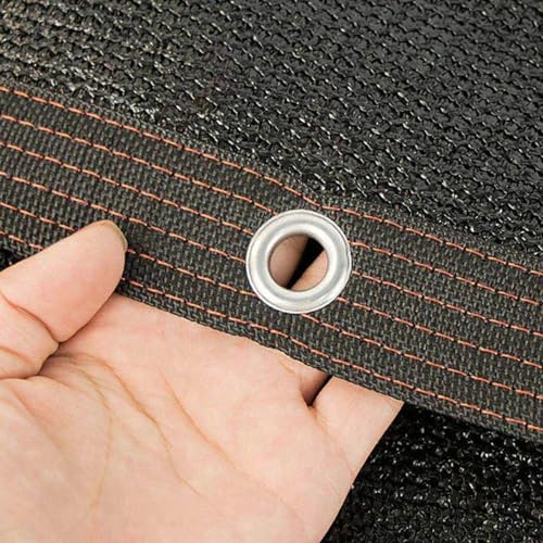 PanHuiWen Voile Ombrage Rectangle Filet Dombrage pour Serre Toile Ombrage AjouréE pour Pergola, Plantes De Jardin Noir,5x8m