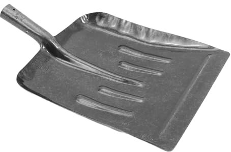 Abaodam Pala Piatta Per Giardinaggio in Acciaio Manganese Attrezzo Da Giardino Manico Pala Per Pulizia Del Giardino Paletta Per Scavare e Spalare Neve Strumento Versatile Pervori Pesanti e