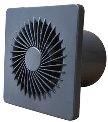 Ventilateur solaire 12 V écoénergétique pour toilettes et salle de bain - Ventilateur extracteur d'air haute vitesse pour éliminer les odeurs et éliminer les odeurs