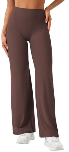 ZAAYO Leggings senza cuciture da donna a vita alta, leggings dritti, leggings a sbuffo, pantaloni da yoga, leggings sportivi, pantaloni da yoga da donna, pantaloni da yoga da donna, leggings da