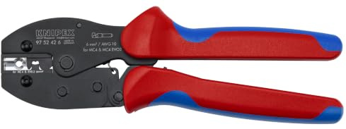 KNIPEX PreciForce Pinza per capicorda per terminali MC4/MC4 Evo, 97 52 42 6 | 2 220 mm