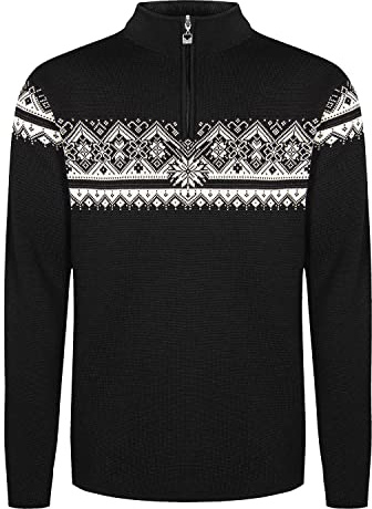 Dale of Norway Moritz Men’s Sweater 100% Skin Soft Merino Wool Sweater for Men