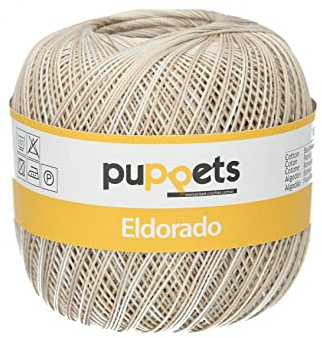 Puppets Eldorado Multicolor 4578012-00122 Farbe: 122, Stärke: 12, Aufmachung: 100g, Lauflänge: 570m, Häkelgarne