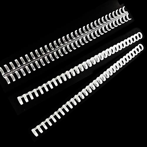 Honbay 10PCS Plastic 30-Hole Loose Leaf Binder Ring for Home and School