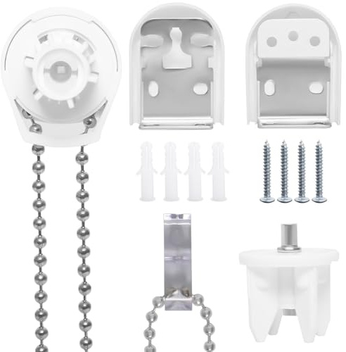 Poweka Kit di Riparazione per Tende a Rullo 26mm, Raccordi Tende Avvolgibili, Staffe di Ricambio in Plastica per Tenda a Rullo Doppia da Poweka