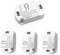 QIACHIP 10A WLAN Schalter Tuya Smart Life kabelloser WiFi Switch Lichtschalter Modul funktioniert Drahtloses Relais mit Alexa, Google Assistant DIY Unterputz,aufputz 2er Pack