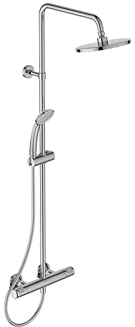 Ideal Standard Ceratherm T20 Thermostatic Dual Shower Mixer, Chrome, A7228AA