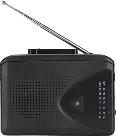 Kassettenspieler, AM FM, tragbarer Kassettenspieler im klassischen Stil, eingebaute Lautsprecher mit verlustfreiem HiFi-Sound, multifunktionales Radio, unterstützt Batterie, USB-Stromversorgung