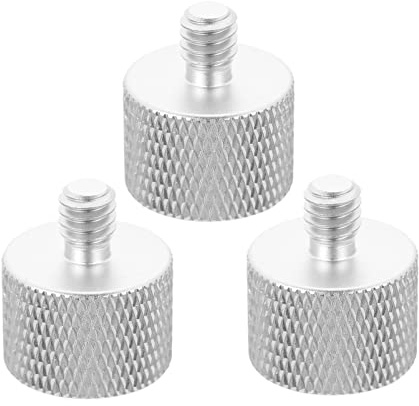 3 Stück Stativgewindeadapter 5/8 Zoll 1/4 Zoll für Kamera