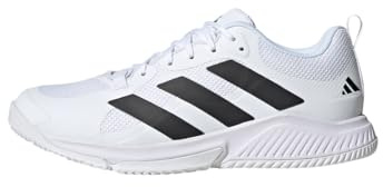 adidas Herren Court Team Bounce 2.0 Shoes, Cloud White/Core Black/Cloud White, 42 EU