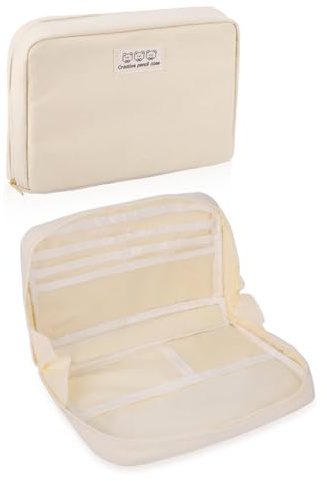 Oyachic Federmäppchen Pencil Case Stiftebeutel Pen Bag Mäppchen Federtasche Schlamppermäppchen Aufbewahrungstasche für Büro Damen Geschenk