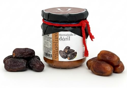 Villaolivo - Mermelada de Dátiles 210g | Mermelada de Dátil Gourmet | 100% Natural |