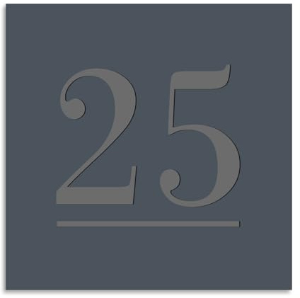 Custom Personalised House Number Sign – 3D Laser Cut Address Plaque with Street Name, Weatherproof Outdoor Door Plate, Modern Contemporary Design for Home, Apartment or Business
