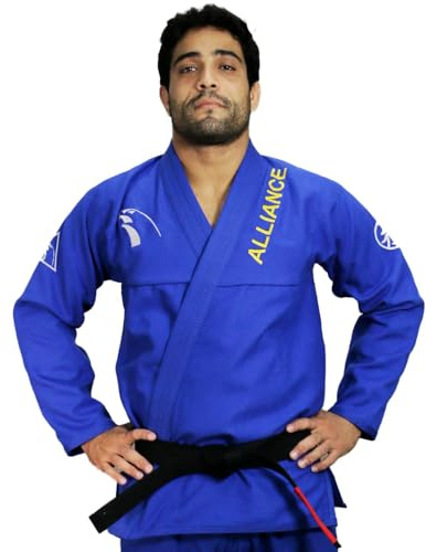 KEIKO SPORTS BJJ Official Team Alliance Uniform Traditional Gi (Blue, A0)