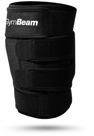 GymBeam Tutore Terapeutico per Ginocchio Caldo-Freddo, Ginocchiera con Ghiaccio in Gel Riutilizzabile, Adatta a Atleti di Forza, Calciatori, Giocatori di Basket, Facile da Usare, Misura Universale