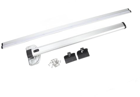 Yctze Pied de Table Pliable en Aluminium pour Camping-Car, 725 Mm, Pied de Table Pliable en Aluminium, Support Mural Amovible avec Rail pour Camping-Car, Véhicule, Yachts, Camping-Car,