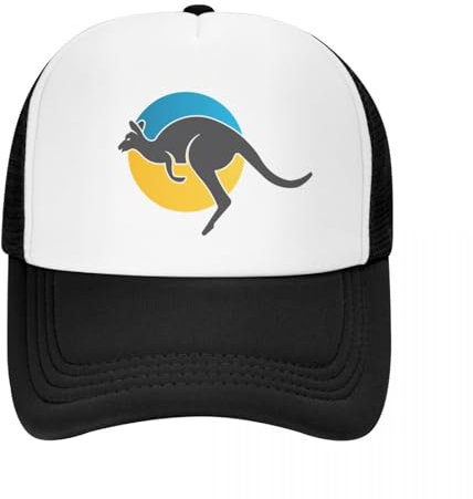 Baseballmütze Hip Hop Mesh Hüte Australien Känguru Design Hut Custom Cap Herren Damen Outdoor Sonnenhüte