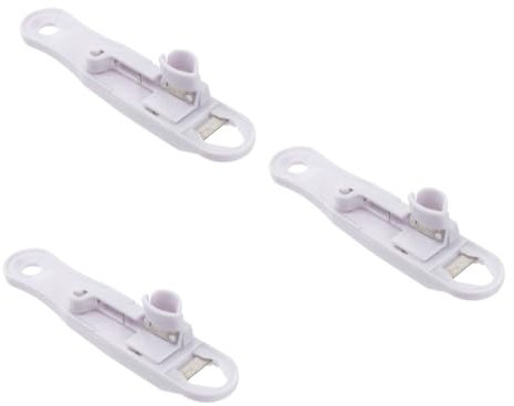 Mikinona 3 Pezzi Di Efficiente Affettatrice Per Fagioli Stelo Gadget Da Cucina Per Tagliare I Fagioli Manico in Plastica Robusta Bianco Facile Da Pulire Lavabile in Lavastoviglie