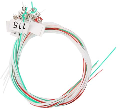 SECFOU Leiersaiten Nylon Satz mit 15 Saiten für Lyra Harfe Stabile und Gleichmäßige Saitenqualität nicht Leicht zu Verformen für Klassische Lyra Spieler
