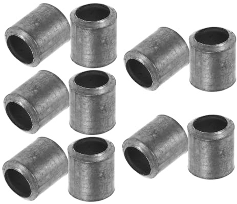 Toyvian 10 pezzi Kit Cunei in Ferro con Manico in Legno Tondo Sicuro Cunei di Sicurezza con Spilli Rinforzati per Falegnameria Spacco Tronchi e Livellamento Mobili