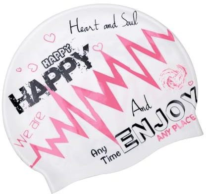 ZYHARUKO Gorros de baño de silicona suaves e impermeables para mujeres y hombres y adultos, fáciles de poner y quitar