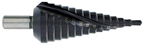 Tivoly 11448720420 Foret Hsse5 Tialn Conique Étagé Goujures Hélicoïdales, Queue 8mm, Ø4-20mm