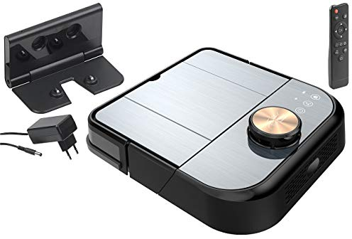 Sichler Haushaltsgeräte WLAN-Staubsauger-Roboter mit Wisch- & Kehrfunktion, 360°-Laser-Sensor