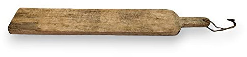 BUSDUGA 4173 Planche de service en bois de manguier 76 x 12,5 x 2,5 cm Plateau décoratif Planche à découper