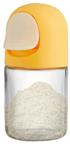 Saliera dosatrice | Condimento Bottiglie di vetro Pepper Shaker Container Set | Kitchen Must Have, sale di vetro per sali mare e spezie Delr