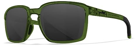 Wiley X │ WX Alfa | Sonnenbrille Herren │ Ideal bei Outdoor-Aktivitäten | Sport Fahrradbrille Laufbrille Fischen Wandern │ Sportbrille │ 100% UVA/UVB-Schutz