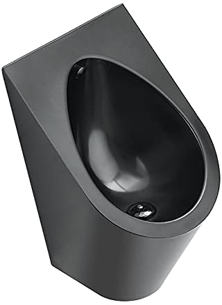 Universal Urinal Commercial Washout High Efficiency Urinal Wall Mounted Urinal Funnel Toilet, Intelligent Touchless Urinal Flush Valve Auto Urinals Flushing Set (Set C)