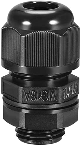 XYWHPGV M16 Kabelverschraubung 2 Löcher Wasserdicht IP68 Nylongelenk Einstellbare Kontermutter für 3-4,1 mm Drahtdurchmesser(28c0d 4ae33 677e6 049a1 a0526 7a187